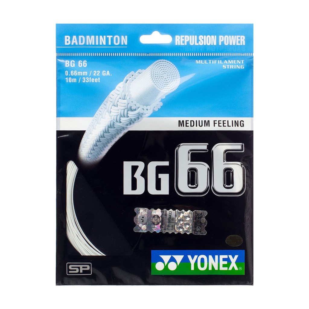 YONEX STRING BG66 PEARL WHITE TALI BADMINTON | Shopee Malaysia