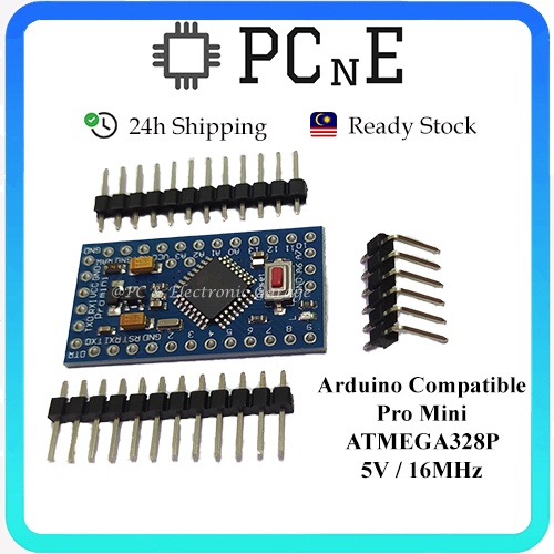 Arduino Pro Mini Compatible Board Atmel ATMEGA328P with FT232 Option 5V ...