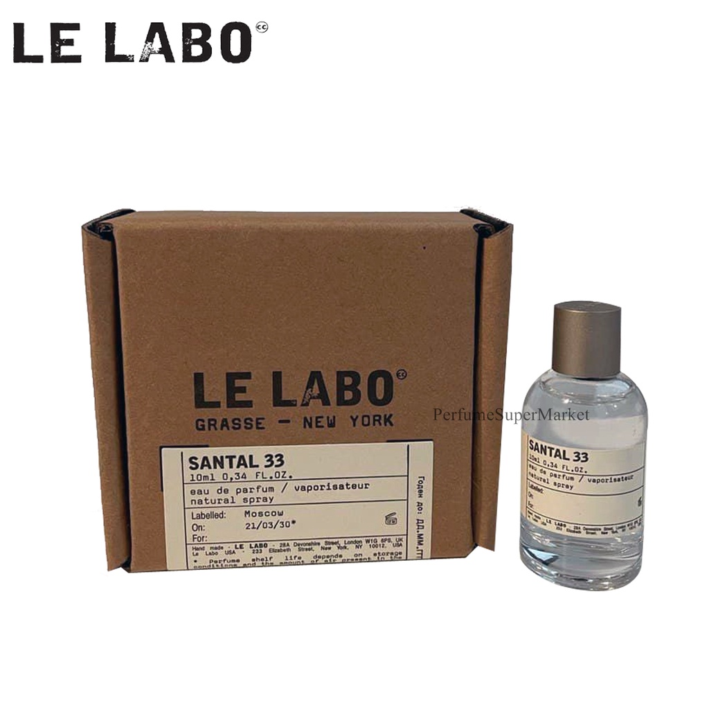Le labo Santal 33 Eau de Parfum 10ml (Miniature) Shopee Malaysia