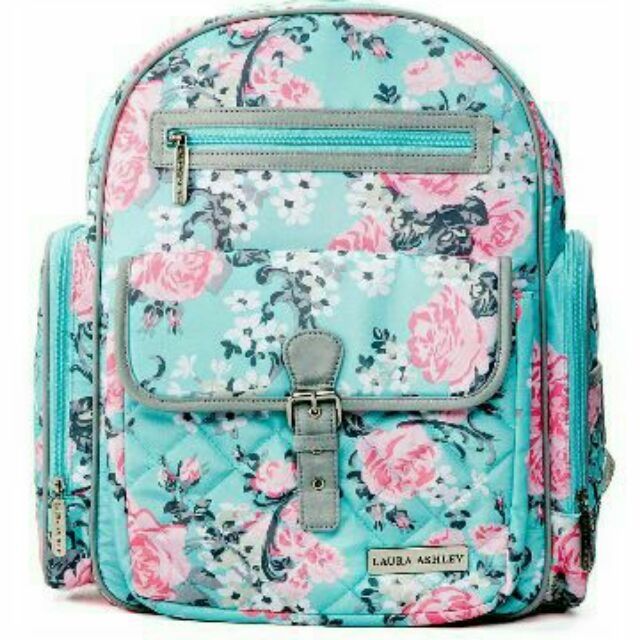 BNWT Laura Ashley Diaper Bag In Rose Floral Shopee Malaysia