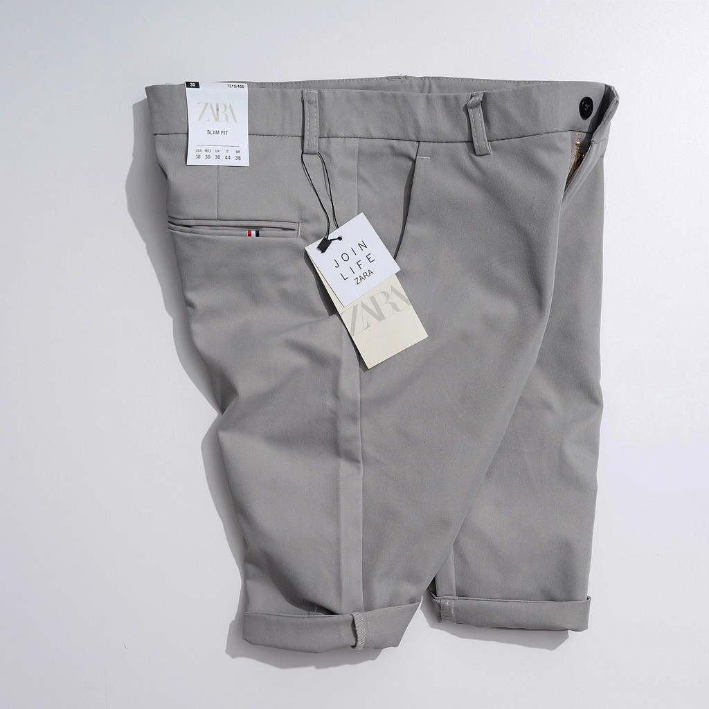 Zara men's shorts with high quality khaki fabric in 6 basic colors