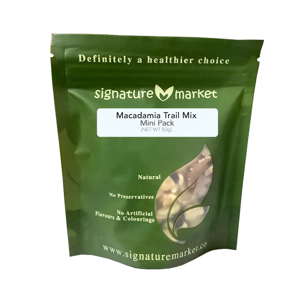 Signature Market Macadamia Trail Mix Mini Pack (50g) Shopee Malaysia