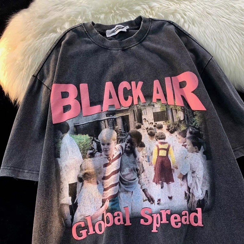 Black Air Global Spread Unisex Aesthetic T-shirt🖤 | Shopee Malaysia