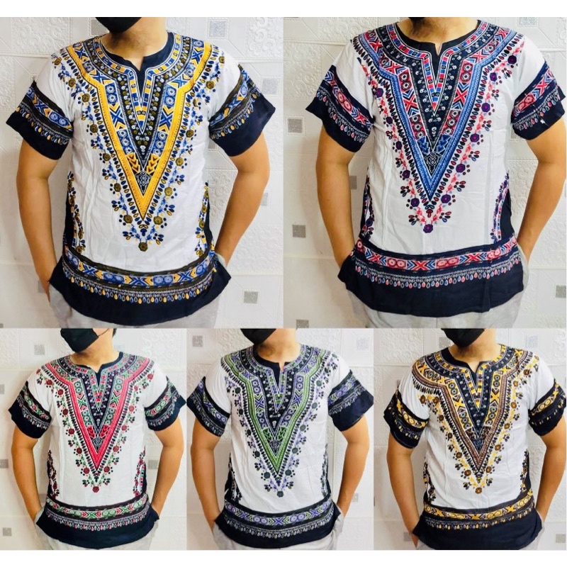 Avenio Indian White Dashiki Shirt XL/Boho/Bohemian/Batik/Ethnic/Avenio ...