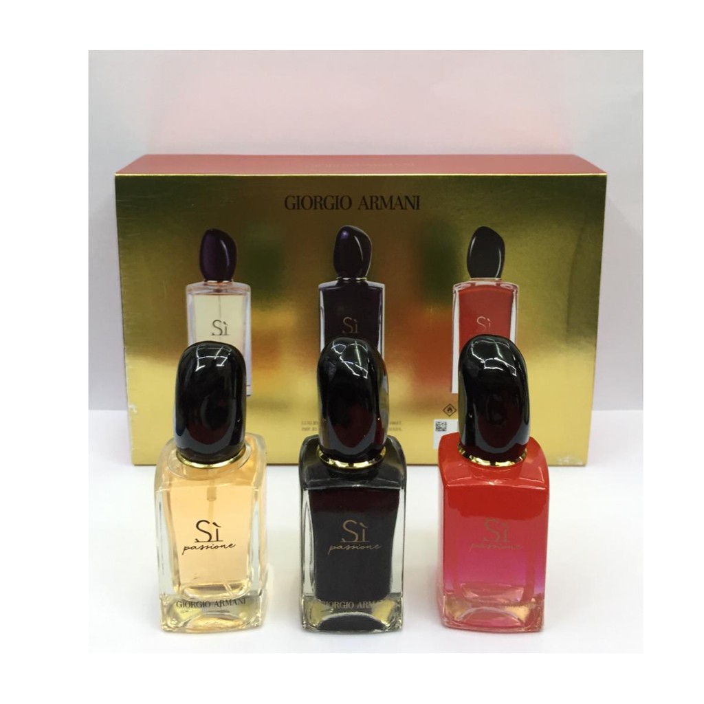 SI FOR WOMEN BY GIORGIO ARMANI GIFT SET 3 IN 1 NEW EDITION