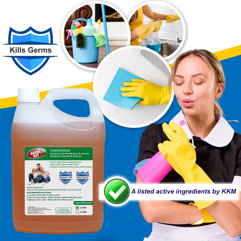 [KKM compliance] Magic101 Antibacterial Hard Surface Sanitizer Disinfectant Cleaner