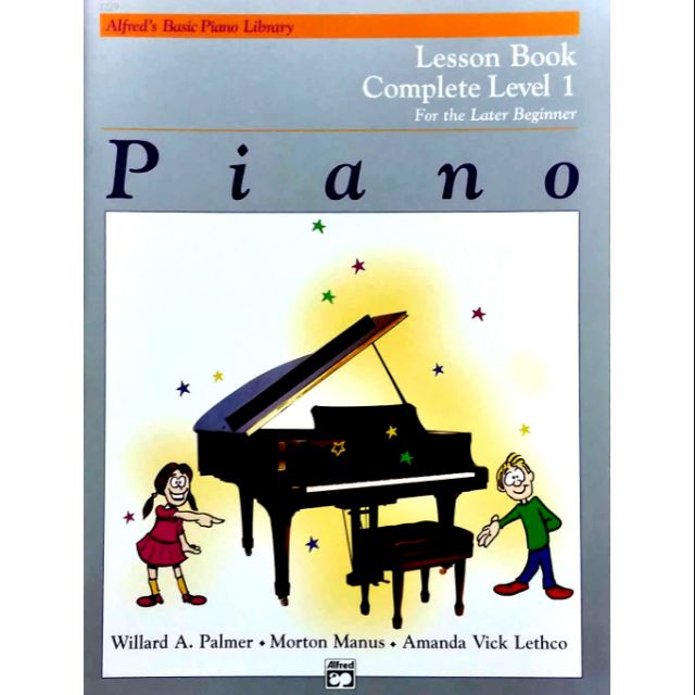 Alfred's Basic Piano COMPLETE LESSON Book Level 1 (Free Shipping ...