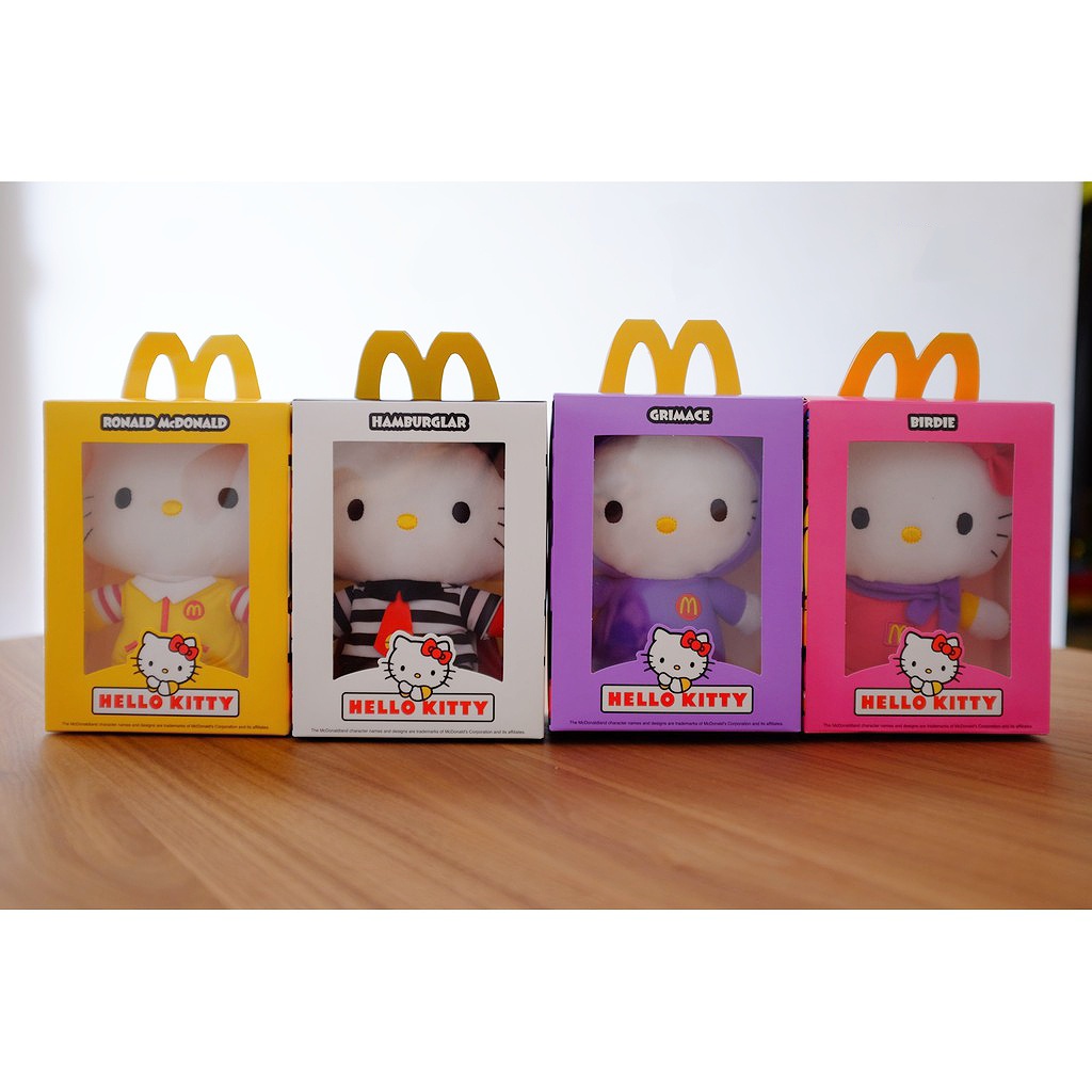 Mcdonald s hello kitty plush toys limited edition shopee malaysia