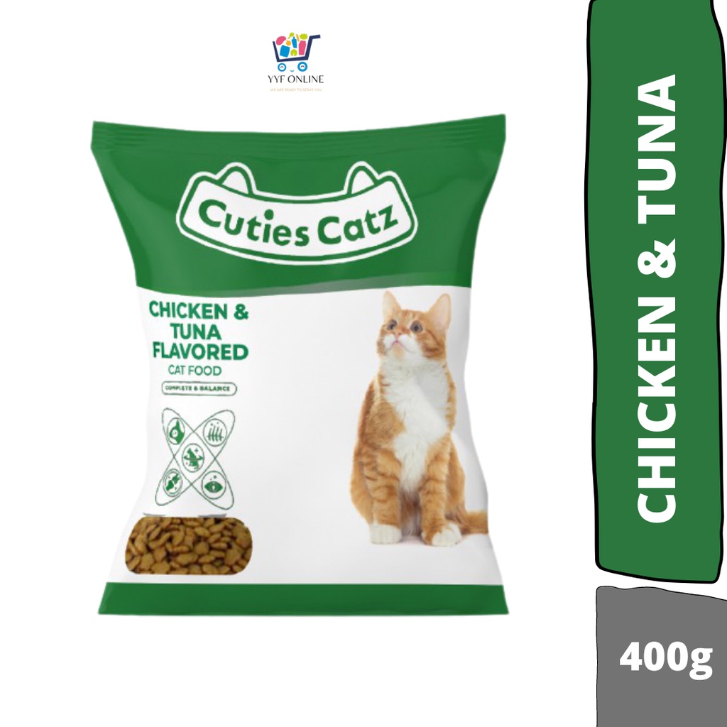 Cuties Catz Cat Food Seafood Tuna Ocean Fish 400g Shopee Malaysia