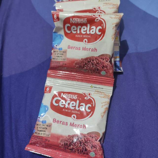 MERAH Cerelac Red Rice Sachet - Baby Porridge Sachet 20 gr | Shopee ...