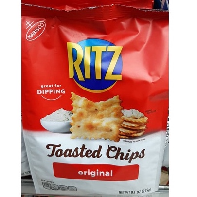 Ritz-Toasted Chip-Original 229g/Ritz-Cip Panggang-Asal 229g | Shopee ...
