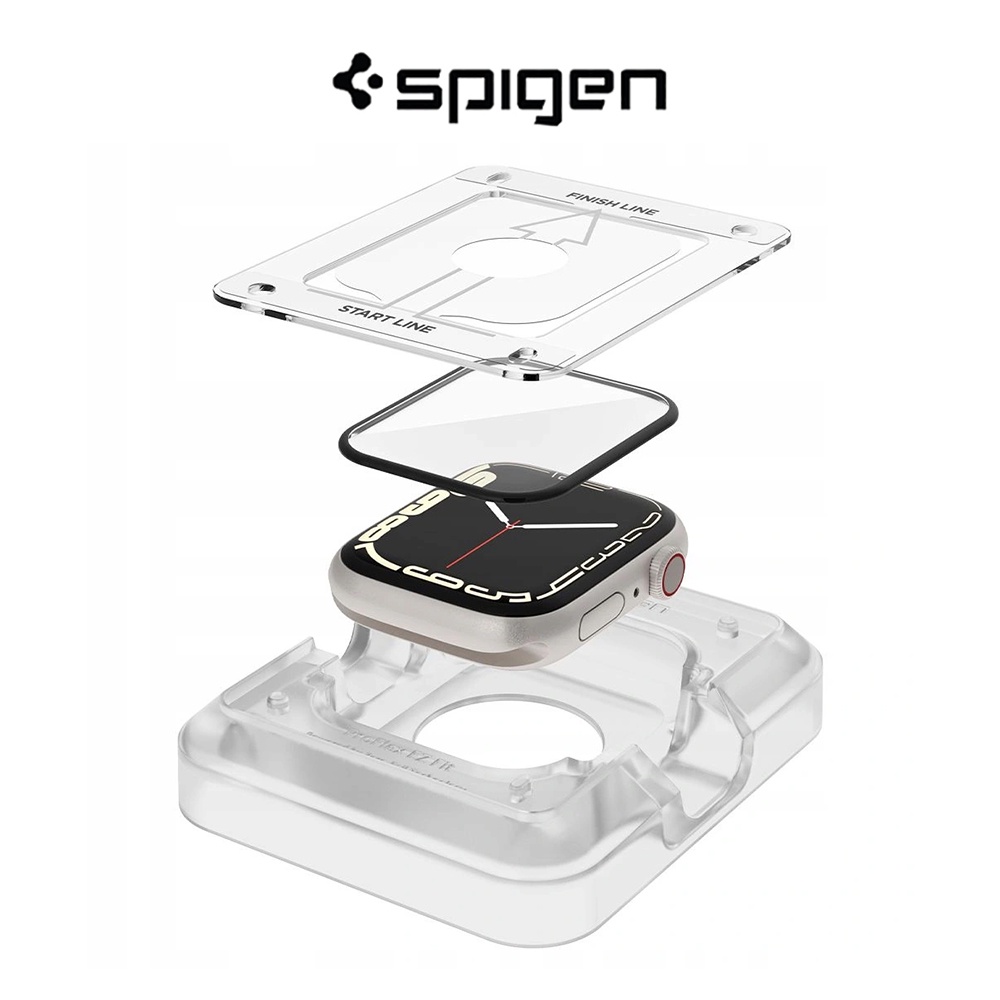 [2 Pack] Spigen Apple Watch Screen Protector Series 9 / 8 / 7 (41mm