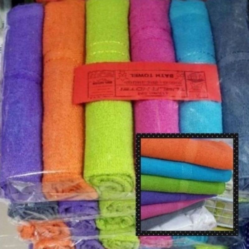[ Borong Jimat ] 100% Cotton Tuala Mandi Dewasa Serap Air Adult Towel ...