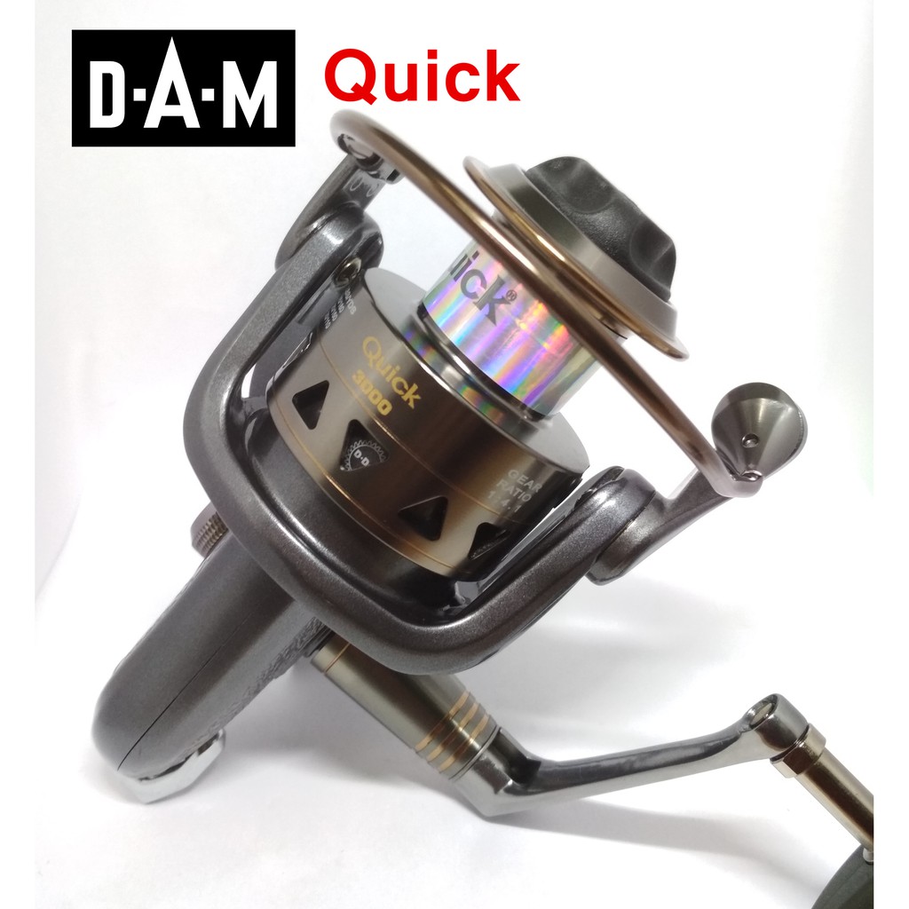dam fishing reel malaysia Quick 1202 (VINTAGE, 8/10) as is  Anglers Central FIGHTING BIG ONES HAS NEVER BEEN THIS EASY With both front drag and rear drag Delivers a fully free dam fishing reel malaysia DAM