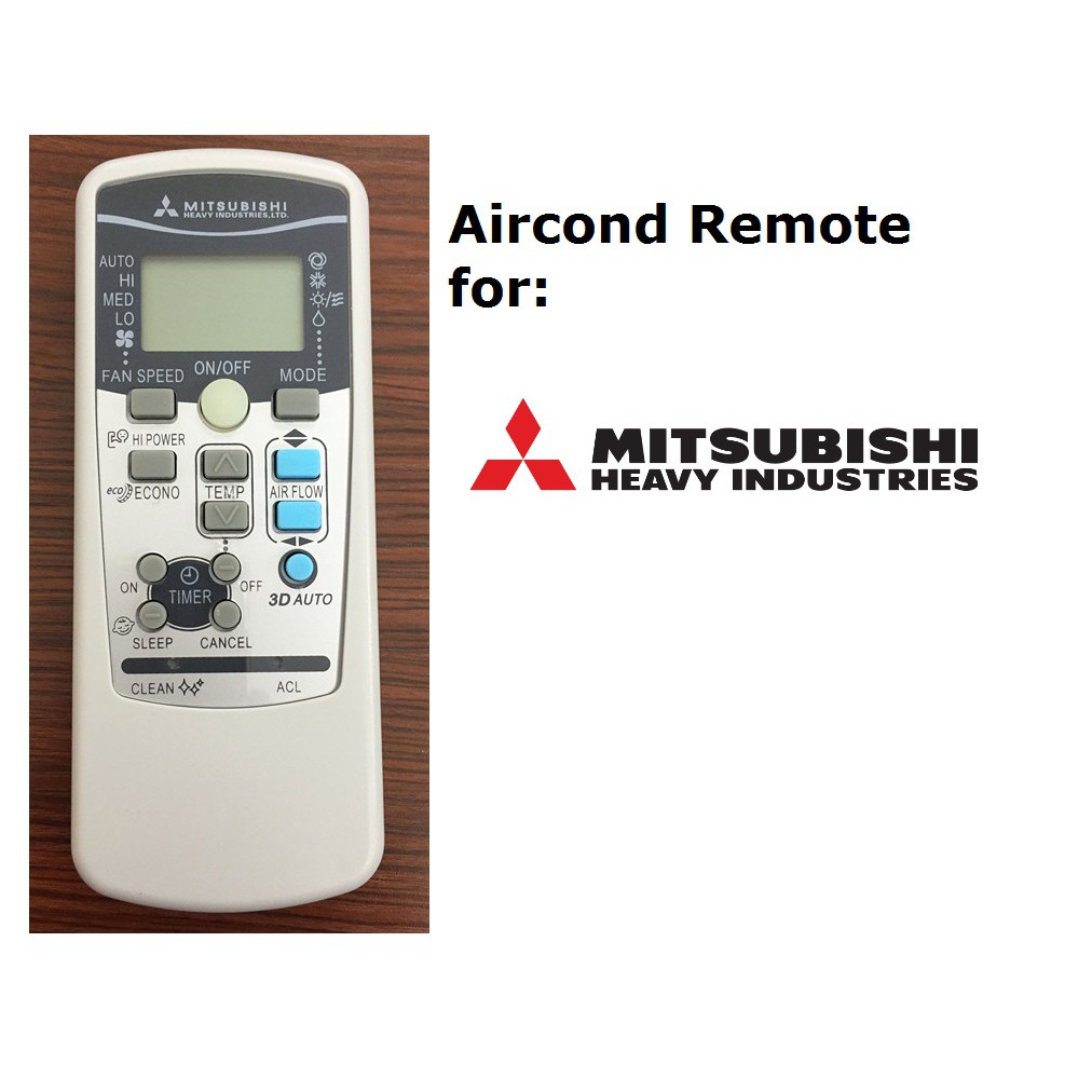 Mitsubishi aircond remote control Air con RKX502A001 RKX502A001F ...