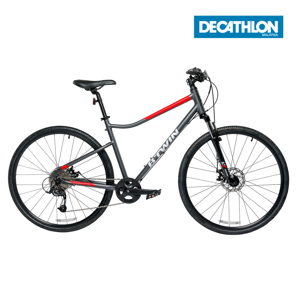 Decathlon Cycling Hybrid Bicycles Unisex frame sizes S M L