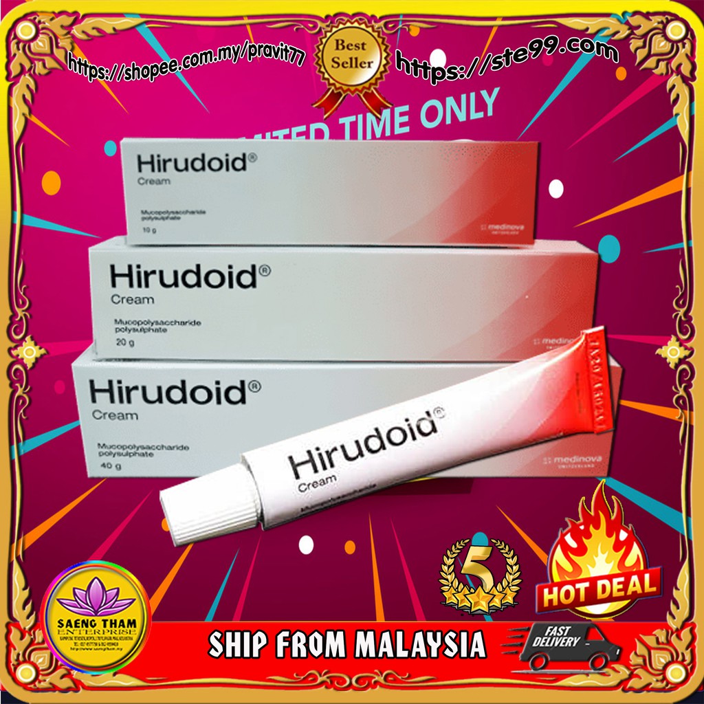 Hirudoid Cream for Scar & Stretch Mark Reducers Bruises and Burns