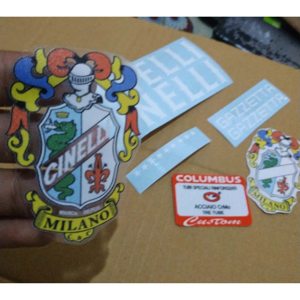 Cinelli Gazette Frame Decal Sticker | Shopee Malaysia
