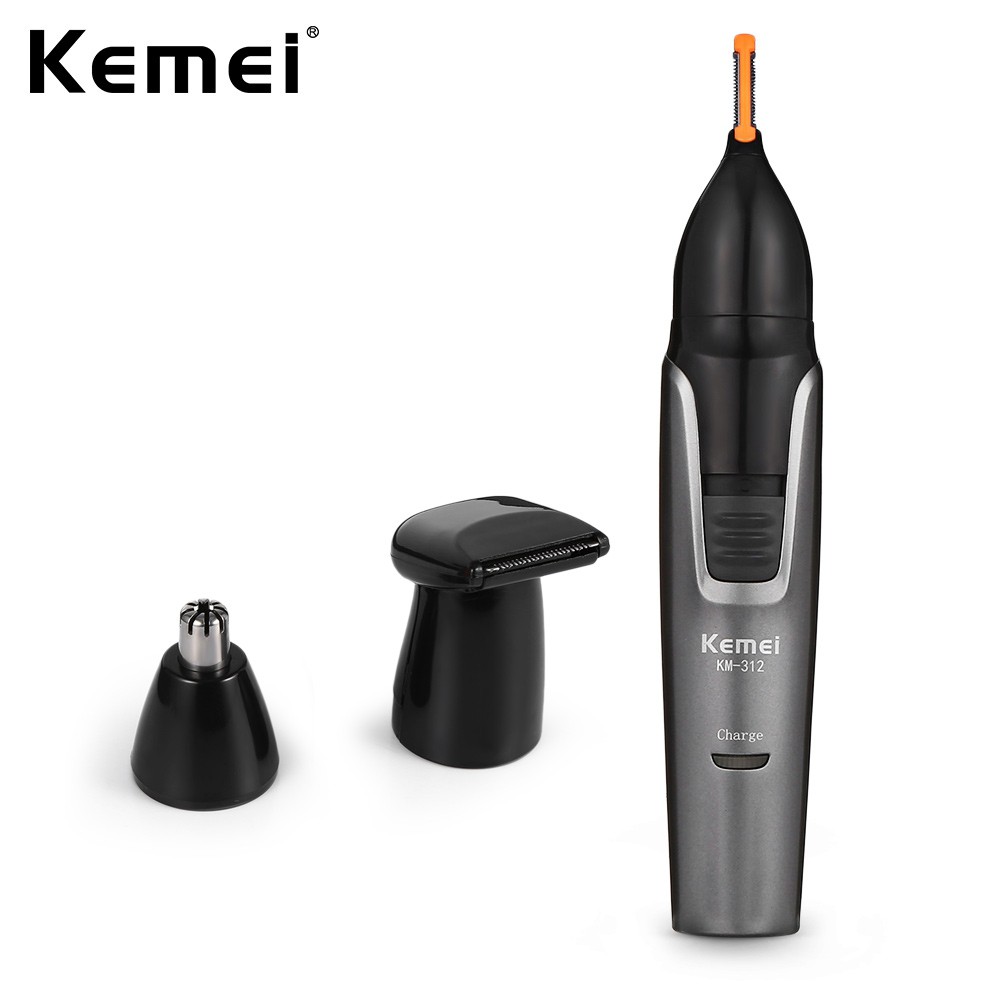 Kemei Facial Nose Hair Trimmer with Maximum Comfort Mens Precision