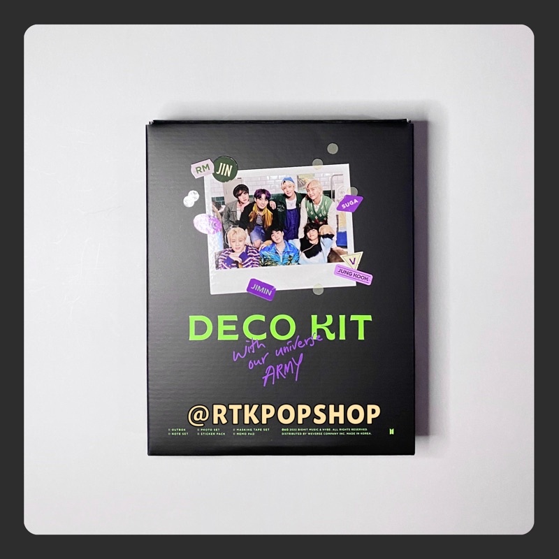 BTS Deco Kit - Unsealed but NOT offers opened