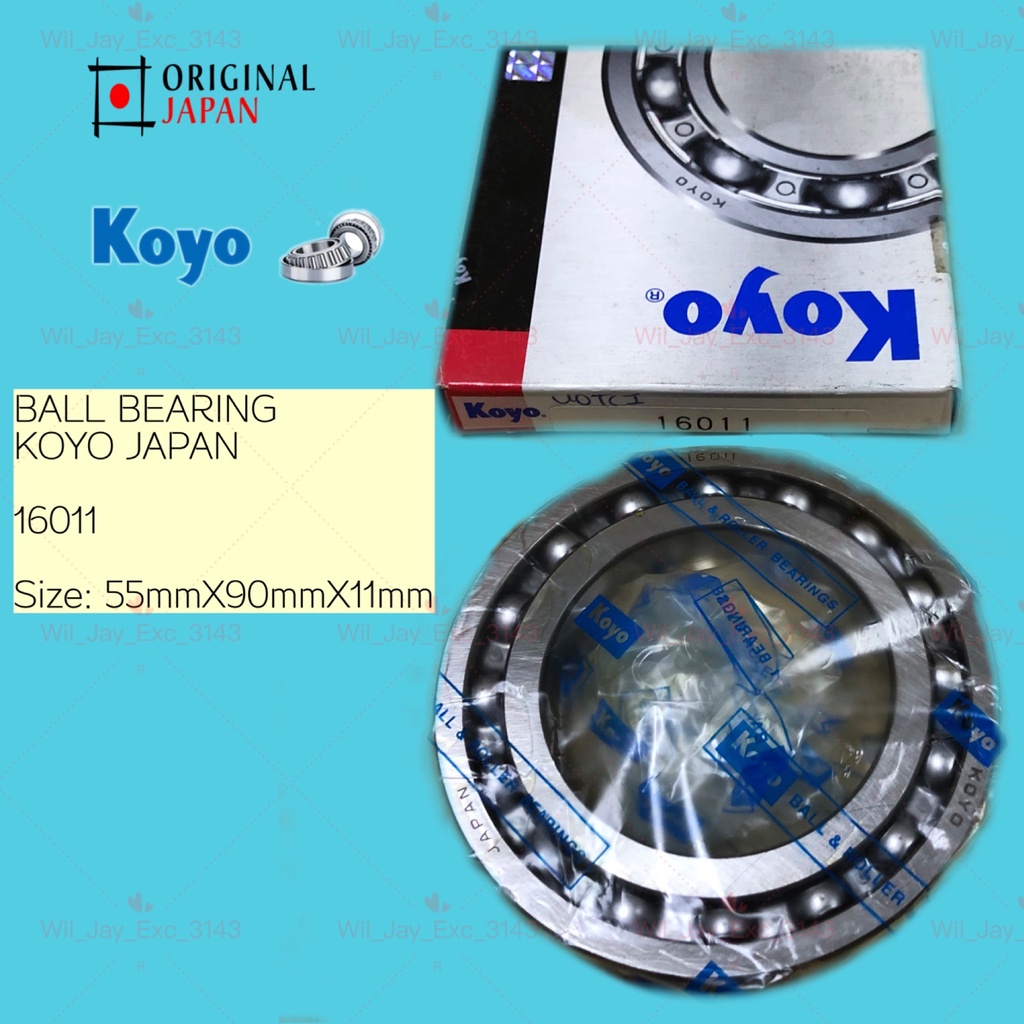 KOYO 16011 DEEP GROOVE BALL BEARING KOYO MADE IN JAPAN | Shopee Malaysia