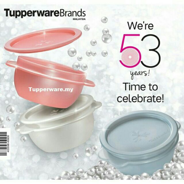 TUPPERWARE 53rd Anniversary One Touch Bowl | Shopee Malaysia
