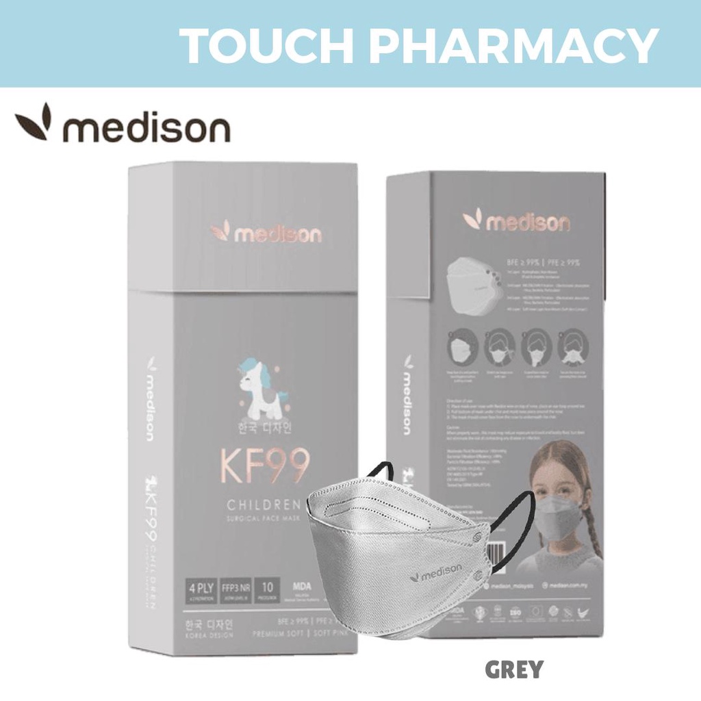 MEDISON KF99 KIDS Face Mask Korean Standard/Korean Design 10's/BOX ...