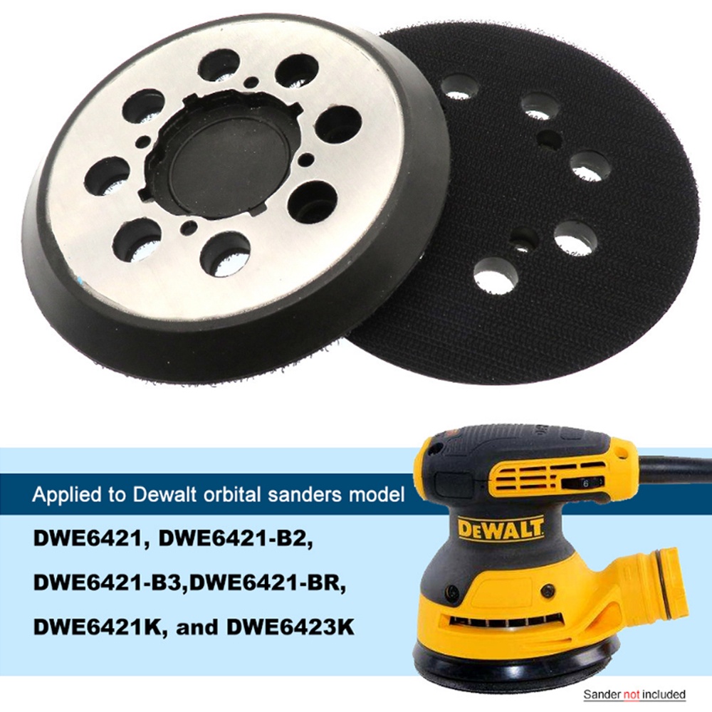 5Inch 125MM 8 Holes Backup Metal Polishing Disc 4 Bolts Hook＆Loop