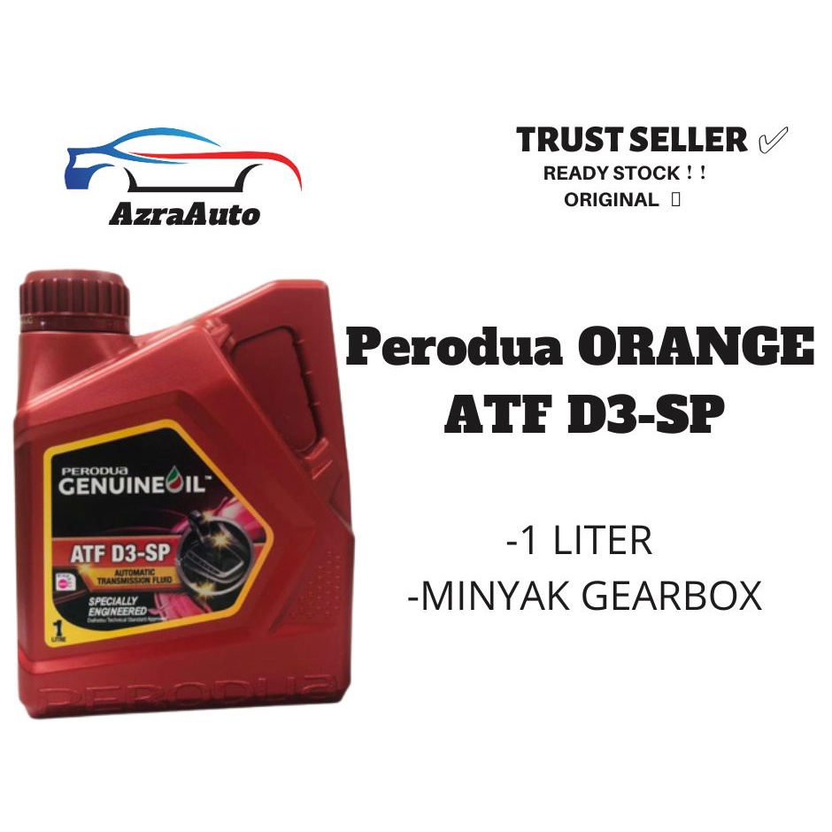 Perodua ATF D3SP Minyak GearBox 1Liter Auto Transmission Fluid Gear
