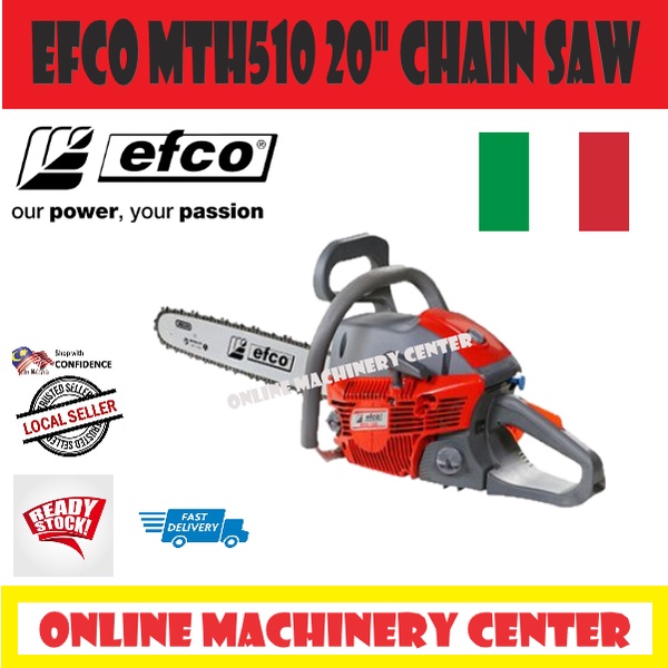 (READY STOCK)!!! EFCO chainsaw MTH510 with 20" Guide Bar & Chain