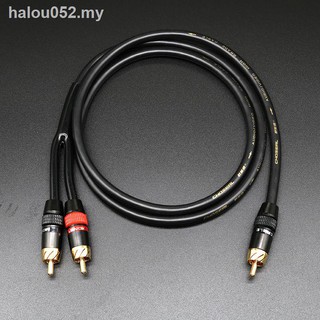 Audio Cable RCA Plug to RCA Plug Audio AMP 2 RCA One to Two Car Audio Lines  - China RCA Cable for Automotive, High Quality Audio Cable