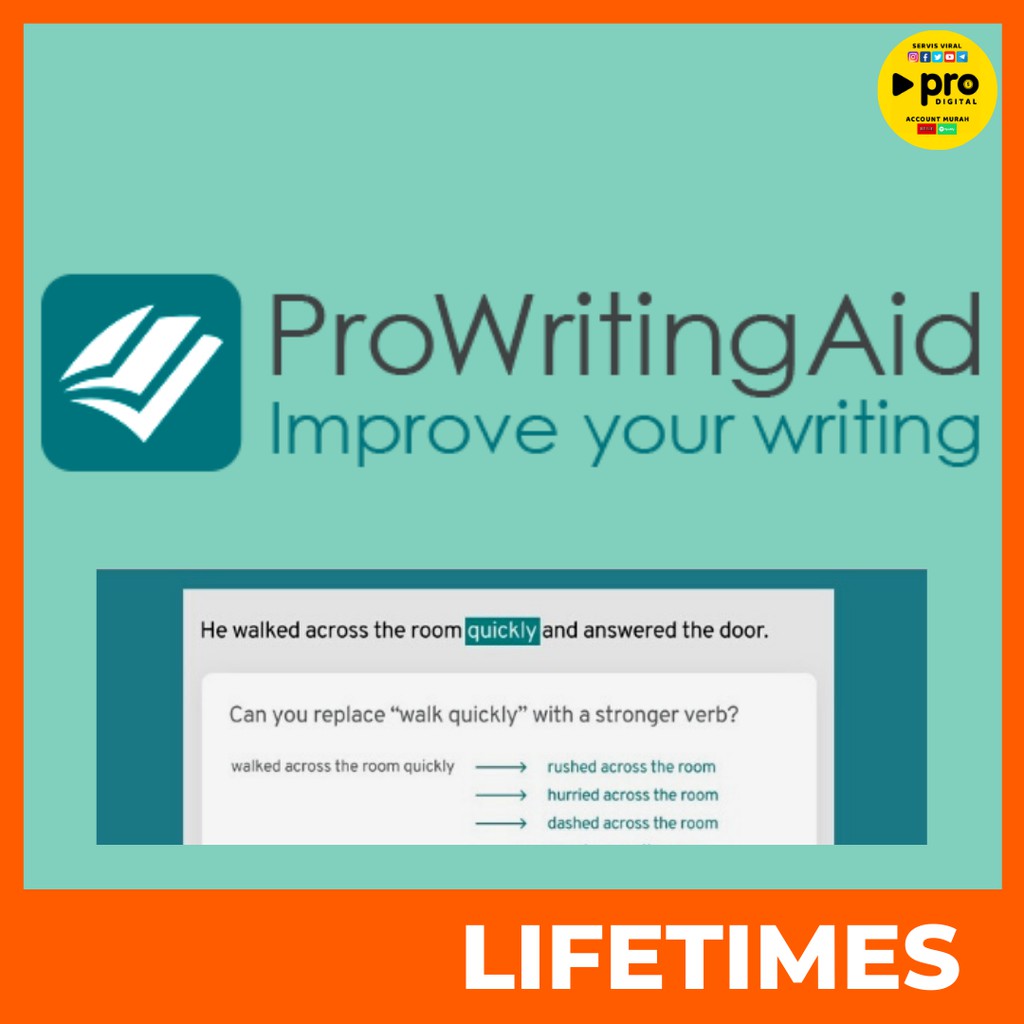 Pro Writing Aid Premium Account Shopee Malaysia