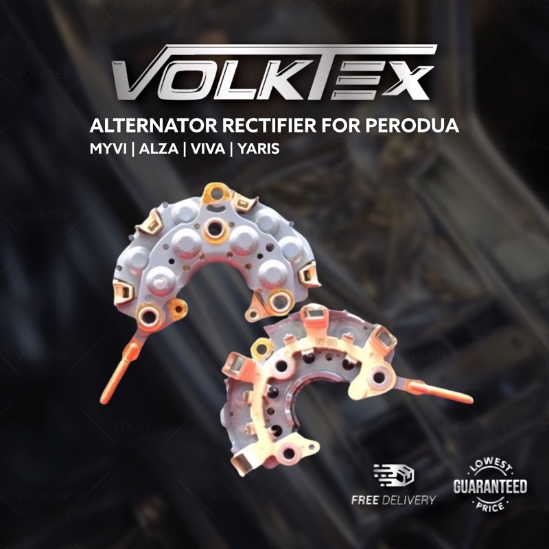 ALTERNATOR RECTIFIER FOR PERODUA- Myvi,Alza,Viva,Toyota Avanza,Yaris ...