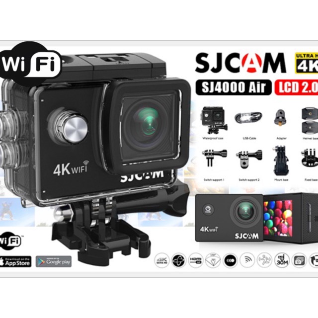 (SJCAM OFFICIAL NEW MODEL)SJ4000 AIR 4K VIDEO SUPER HIGH QUALITY ACTION ...
