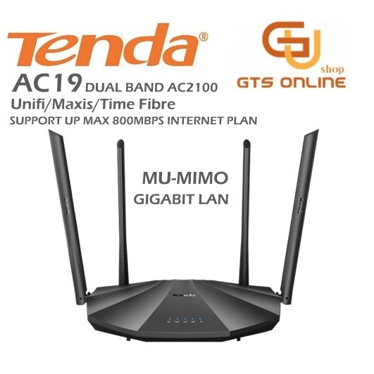 Tensda AC19 Router AC2100 Dual Band Gigabit WiFi Router Support