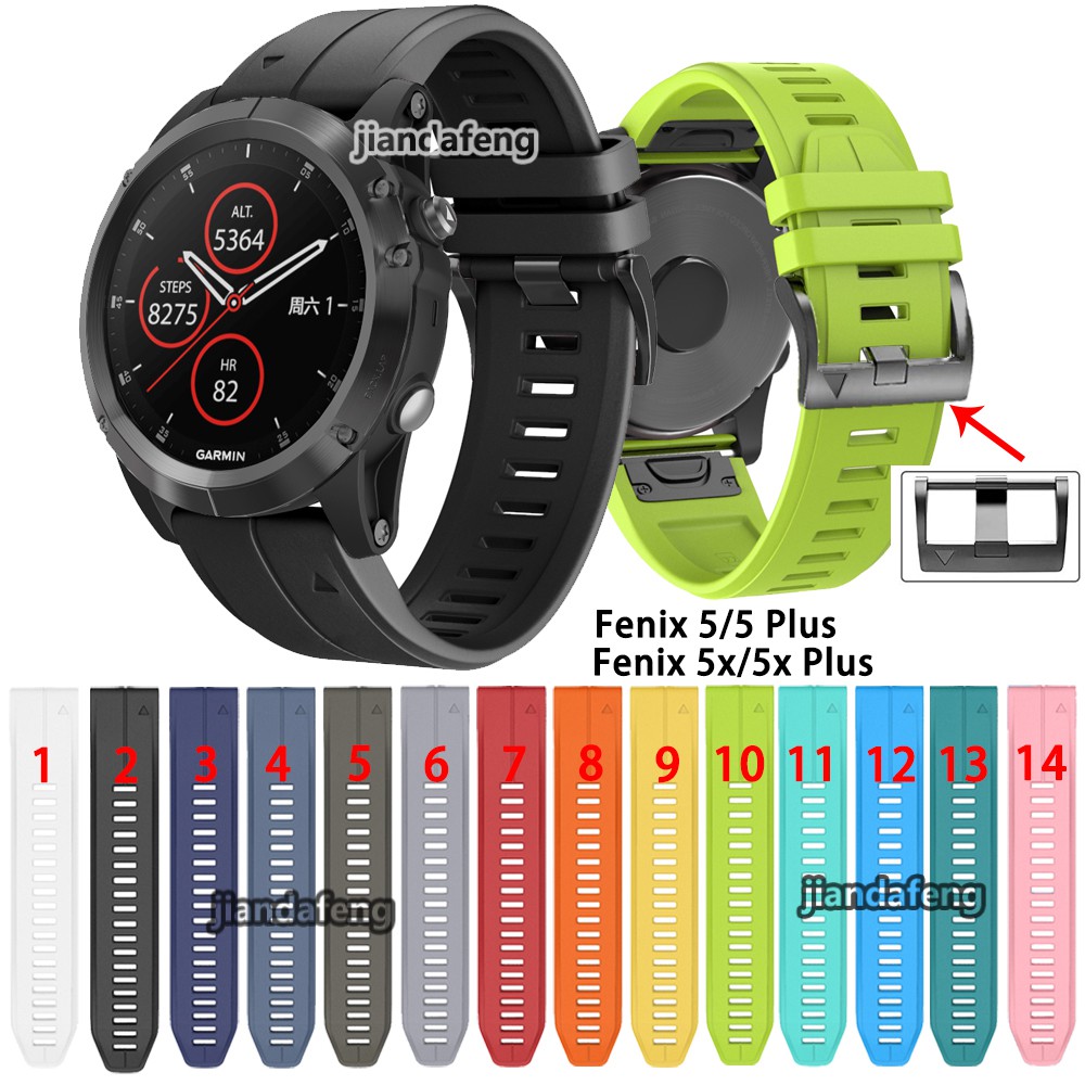 Fenix 5 plus hot sale quickfit bands