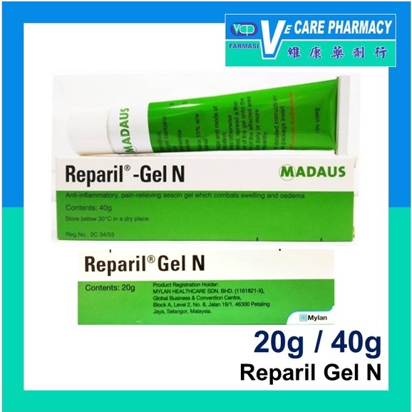 Reparil Gel N 20g/40g | Shopee Malaysia