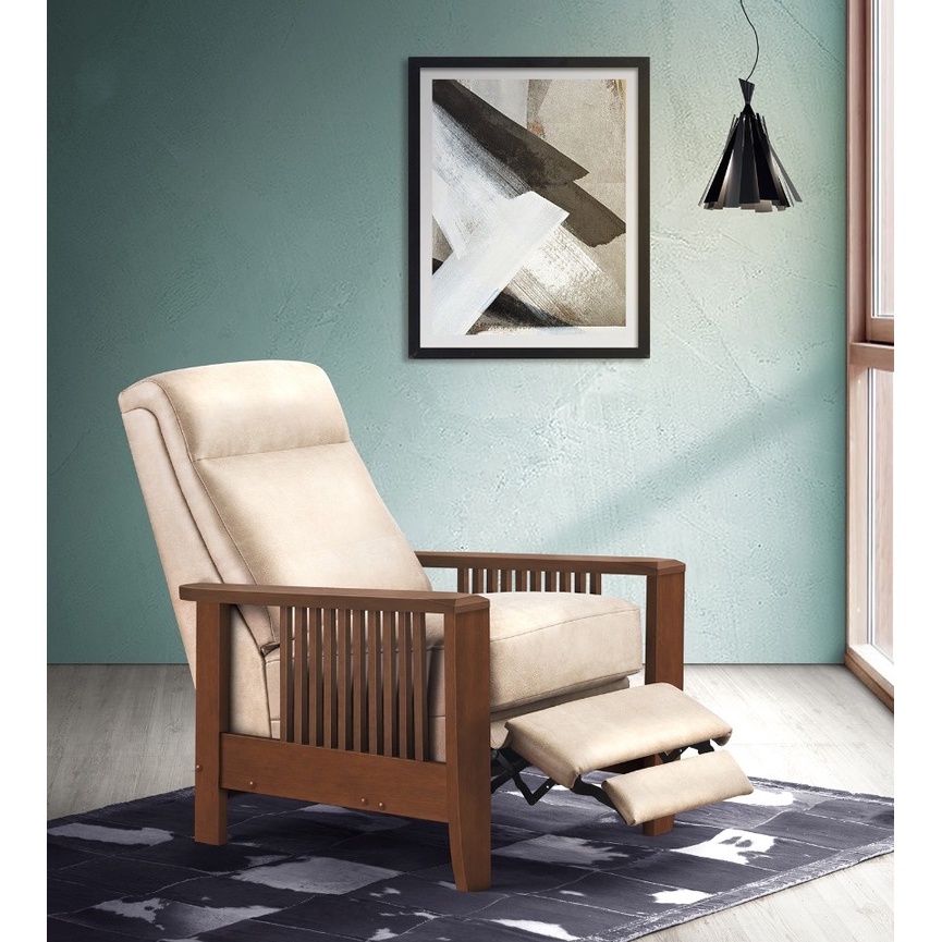 Wing chair with foot rest wing chair relaxing chair kerusi sofa