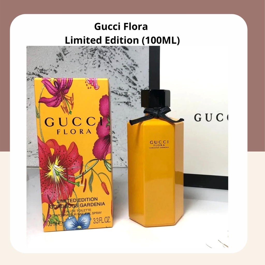 Gucci Flora Gorgeous Gardenia Limited Edition EDT for Women 100ml Yellow