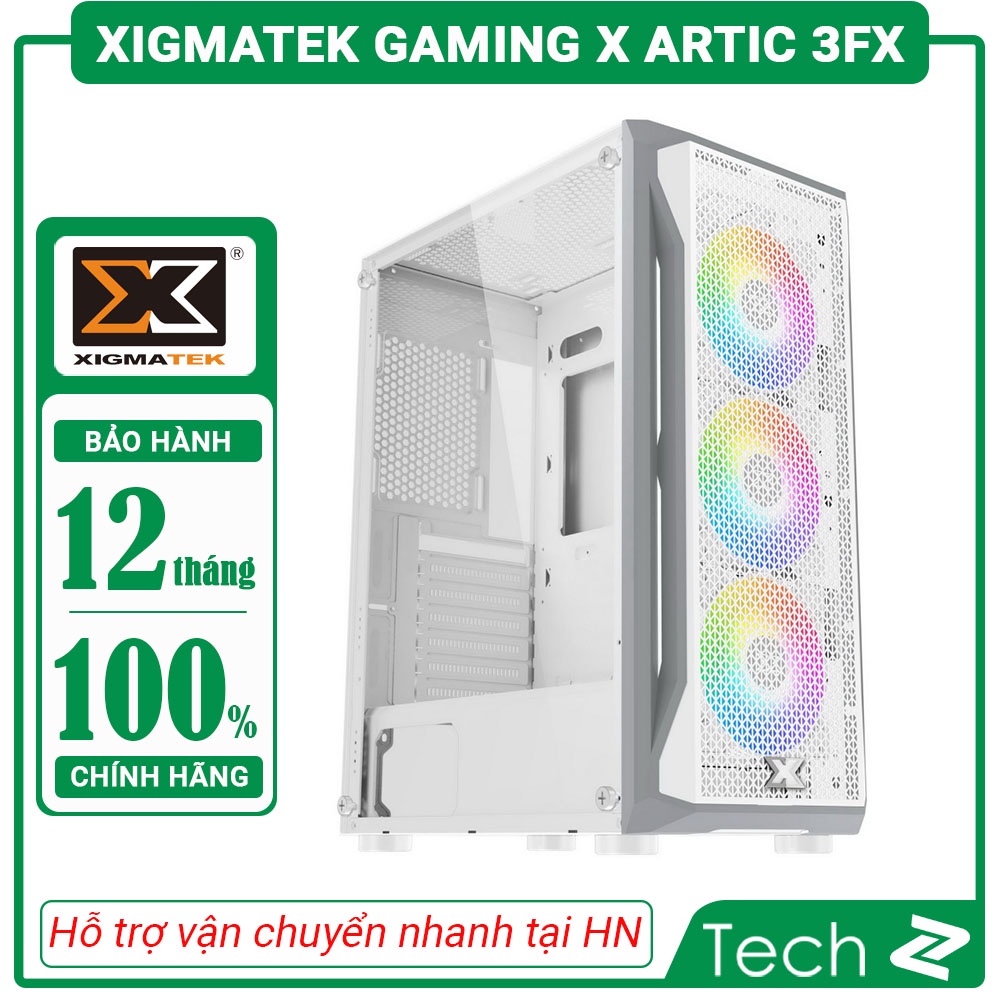 Case Xigmatek GAMING X ARTIC 3FX (Mid Tower / White) Shopee Malaysia
