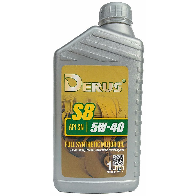 Abro Derus S8 Premium Full Synthetic 5W40 1 Litre Engine Oil MADE IN