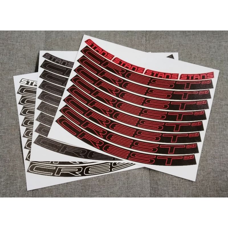 ZTR crest MK4 mtb wheelset sticker | Shopee Malaysia