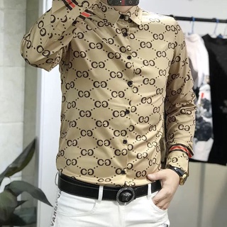 Camisa manga 2025 larga gucci