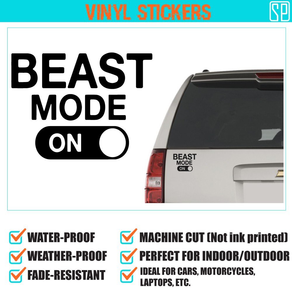Jdm beast mode on Car Sticker | Shopee Malaysia