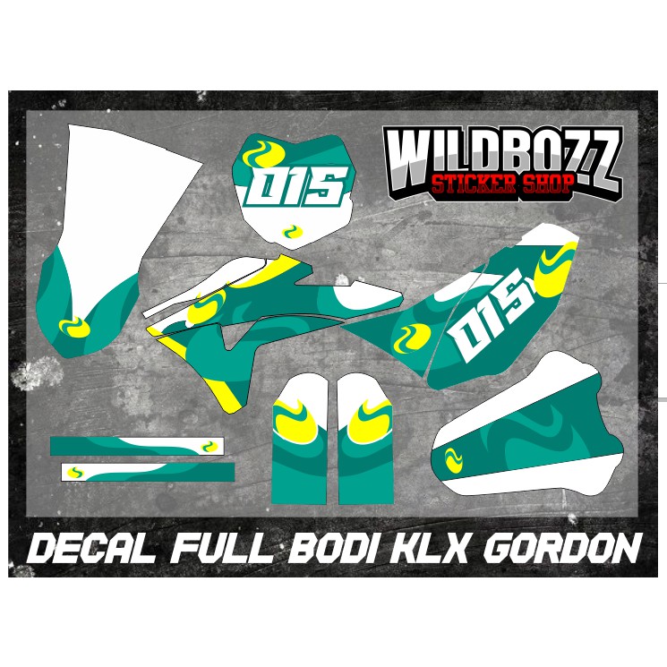 Klx gordon full body decal (15) | Shopee Malaysia