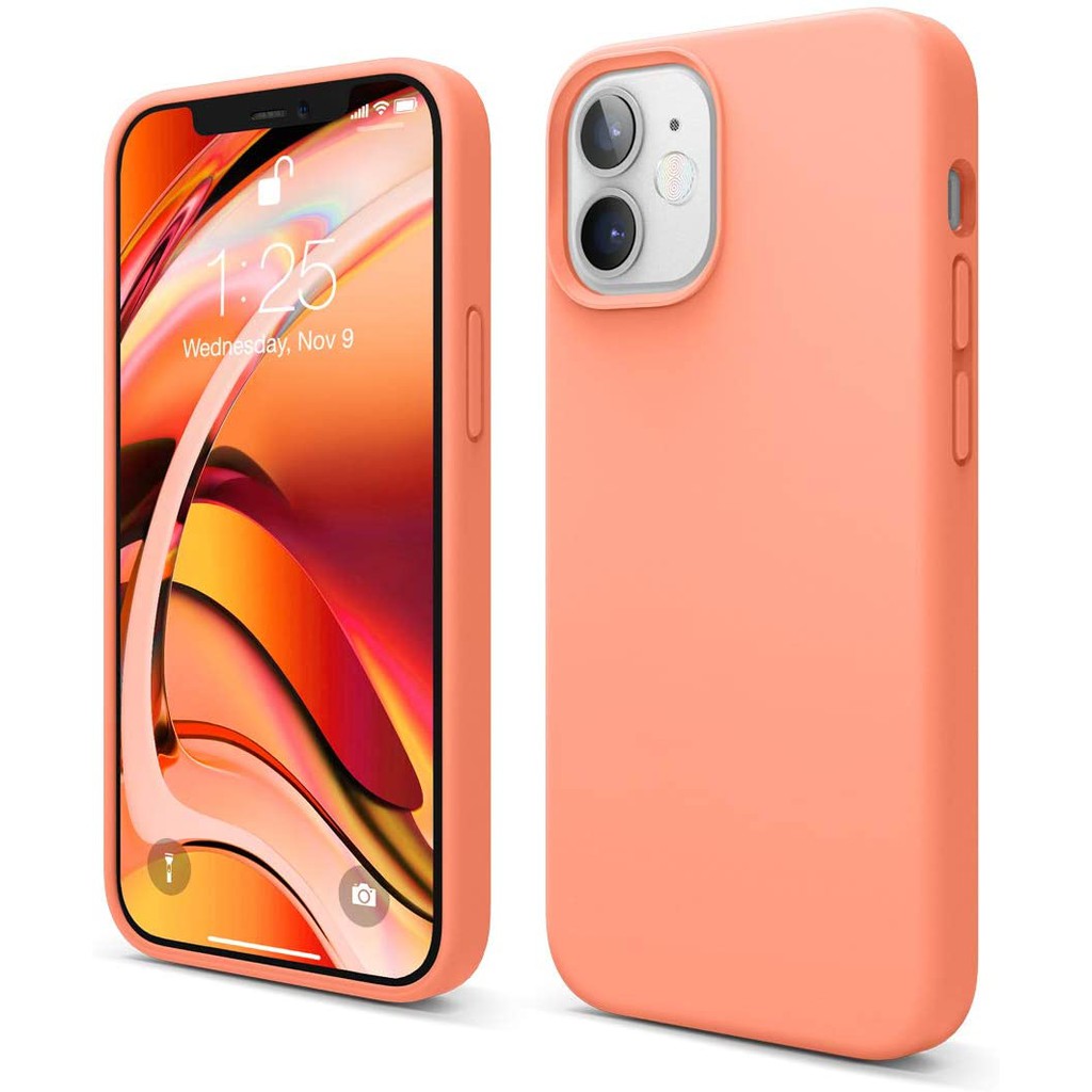 elago Liquid Silicone Case Compatible with iPhone 12 Mini Case, Full