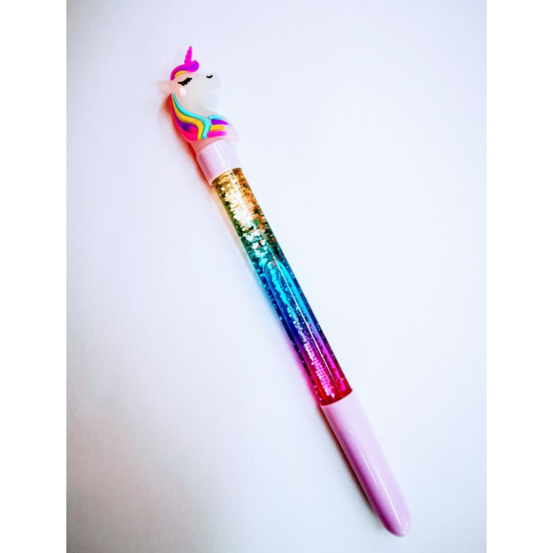 Unicorn glitter pen new arrivals