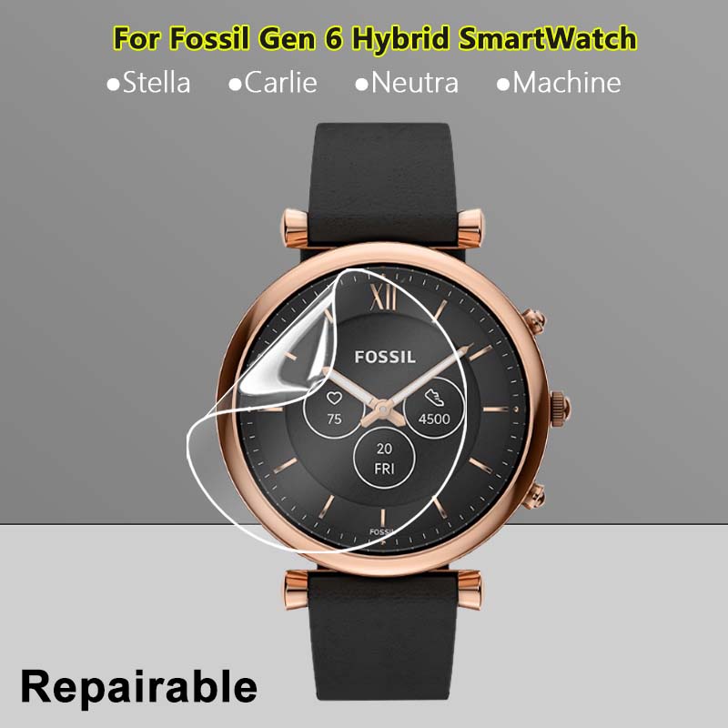 2 3 5 10PCS Ultra Clear Slim Screen Protector For Fossil Carlie Neutra Stella Machine Gen 6 Hybrid SmartWatch Soft TPU Hydrogel Film Not Glass Shopee Malaysia