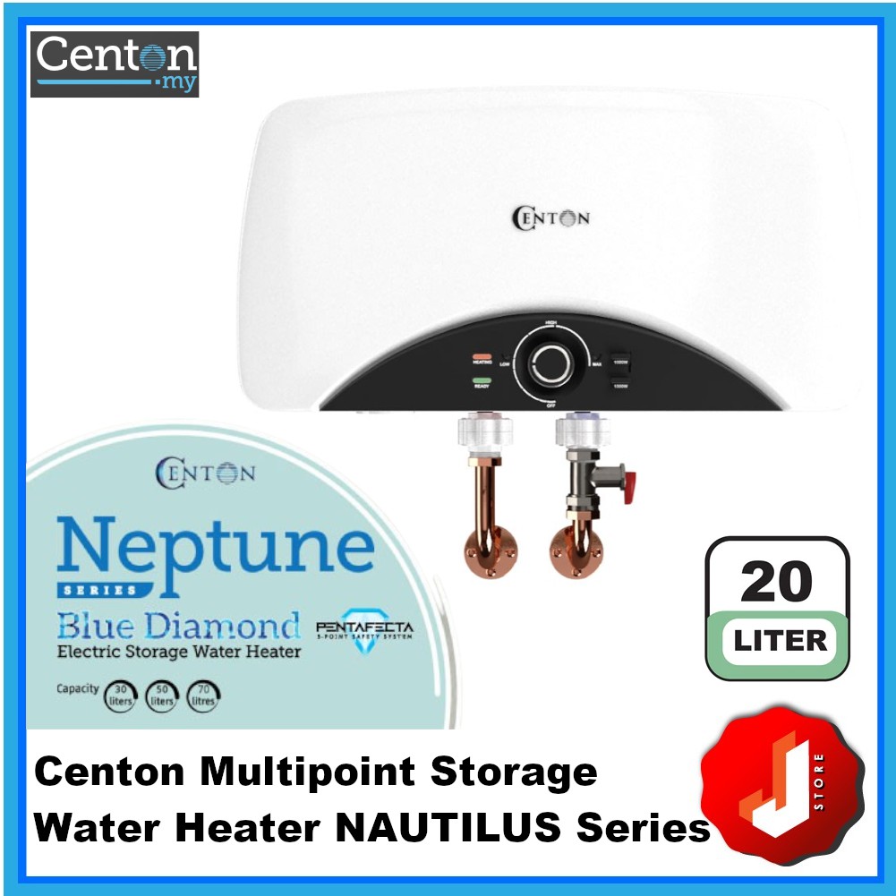 Centon Multipoint Storage Water Heater NAUTILUS Series 20 Liters ...