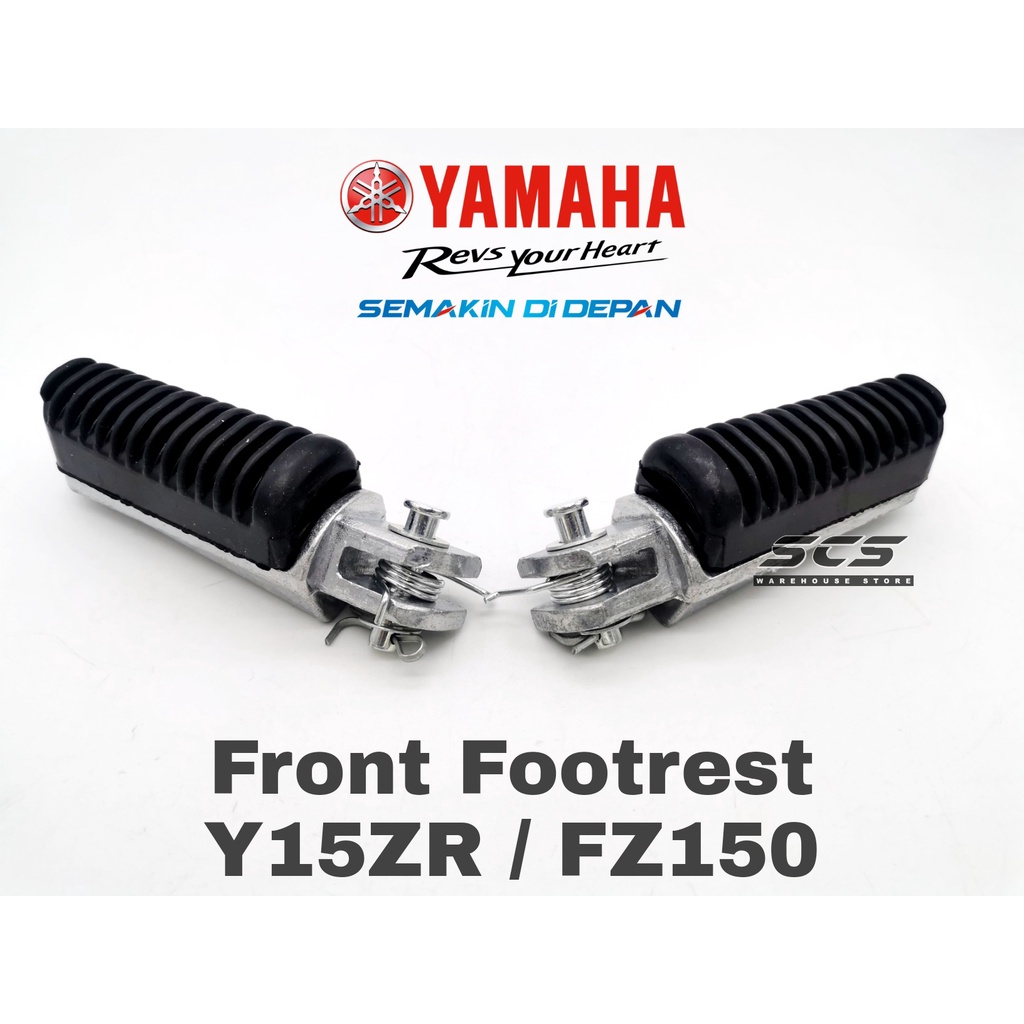Front Footrest Rubber Yamaha Y15ZR FZ150 Y16ZR Original Vietnam Tapak Kaki Depan Tempat Pemijak